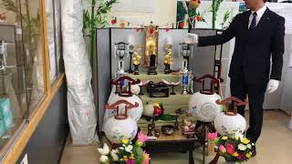 宇都宮市・お仏壇・盆飾り・初盆の飾り方見本・しんえい堂