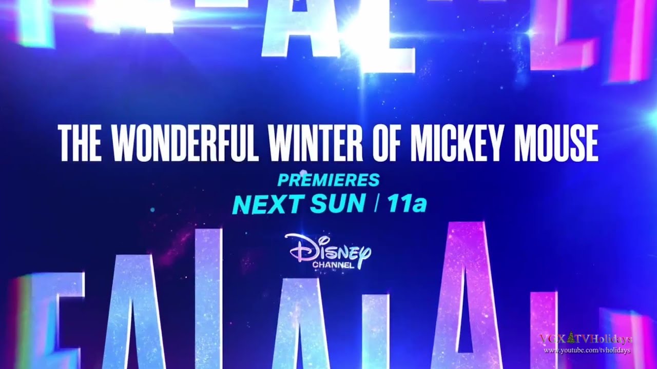 Disney Channel HD US The Wonderful Winter of Mickey Mouse Advert