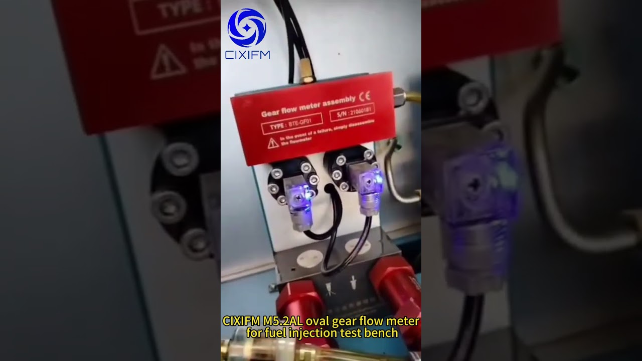 CIXIFM M5.2AL oval gear flow meter for fuel injection test bench 
