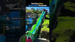 Ranking Best Waterslide Moments😂🩷 #funny #rank #clips #memes #shorts