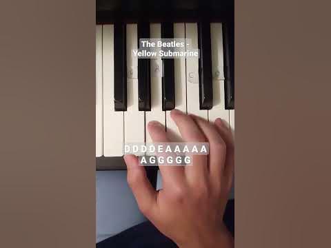 The Beatles - Yellow Submarine - piano tutorial - YouTube