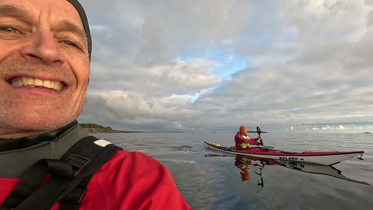 Läntisen Espoon melontaretki marraskuun tyynessä