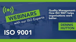IMSM Webinars | ISO 9001 Canada | Quality Management: How ISO 9001 helps organisations work better