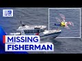 Fears for fisherman missing off sunshine coast  9 news australia