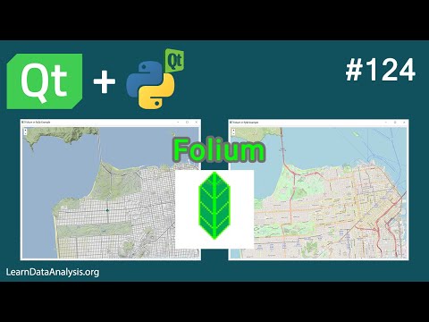 Display Folium Maps in PyQt5 | PyQt5 Tutorial