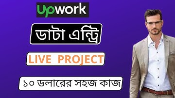 Data Entry Live Project | Upwork  Data Entry job