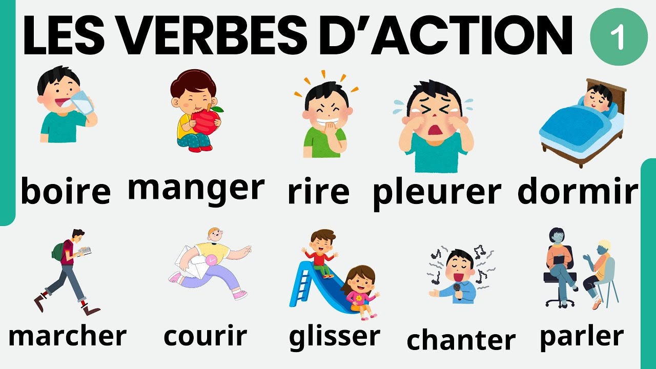 Les verbes d'action Épisode 1 - YouTube