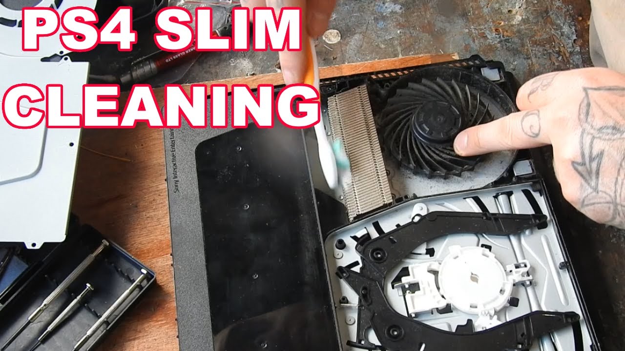 Cleaning Out PS4 Slim Heat Sink And Fan YouTube