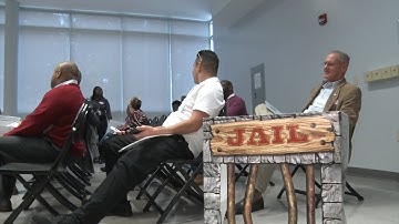 Simulation shows criminal justice employees what life is like after prison