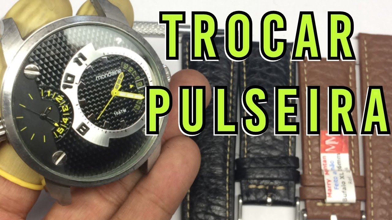 Troca De Pulseira Do Rel gio YouTube