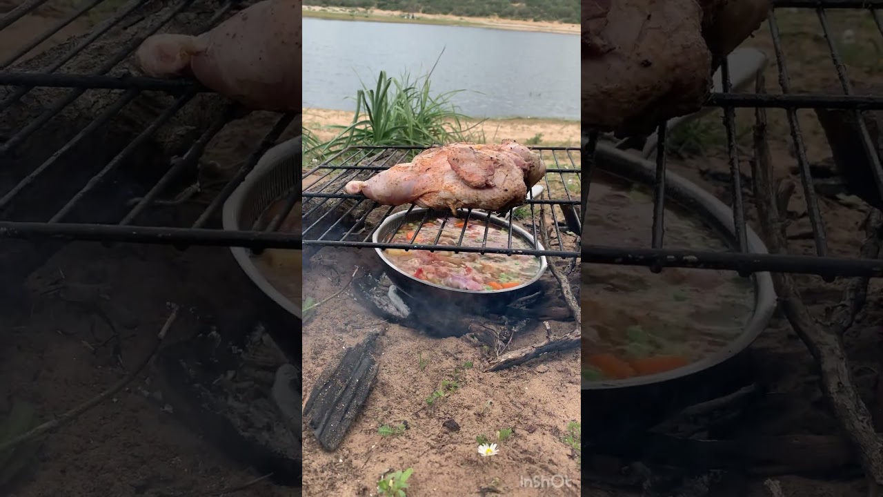 Lakefront Chicken Roast – Cooking in Nature’s Serenity 