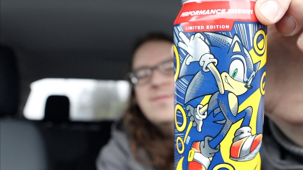 Sonic the hedgehog Energy drink review from G fuel YouTube