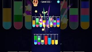 Color Sort Level 111 Trending Mobile Games on YouTube Gameplay Android Viral Gaming Content #shorts