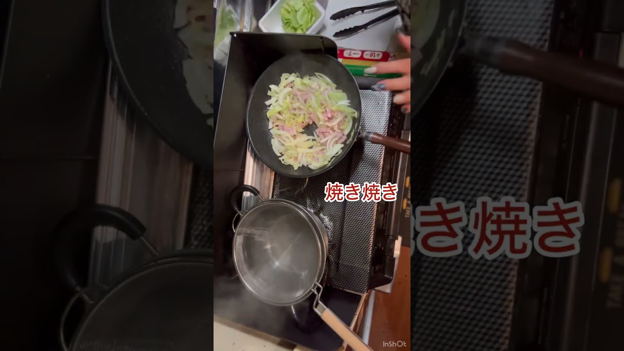 (捨てないで!)前回のナポリタンに続き余ったキャベツの芯と葉っぱで簡単ペペロンチーノ/Shortsバージョン