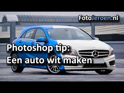 Hoe maak je een auto wit (Photoshop)