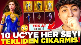 10 Ucye Her Şeyi̇ Tekli̇den Çikaran Hesabi Fulledi̇m Aşiri Şansli Pubg Mobile