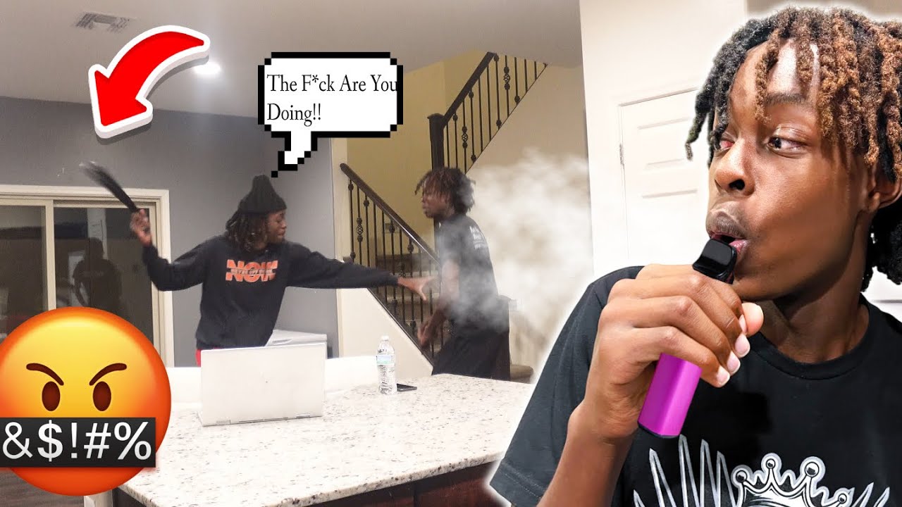 Smoking Prank On My CRAZY Older Brother...