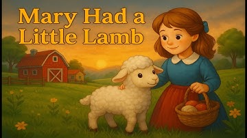 Mary Had a Little Lamb 🐑 | AI Animated Nursery Rhyme for Kids #aiagentart  #ainurseryrhyme