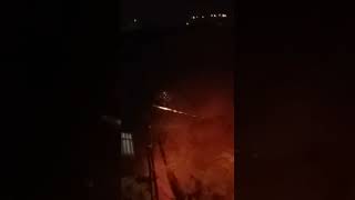 İstanbularnavutköy Anlik Kar Yağişi Yangin Çikti Ğışı