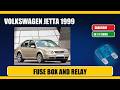 volkswagen jetta (1999) Fuse Box Location, Diagram and Relays