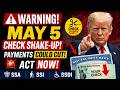 WARNING: May 5 Social Security Shake-Up Could CUT Your SSA, SSI &amp; SSDI Check — Act NOW
