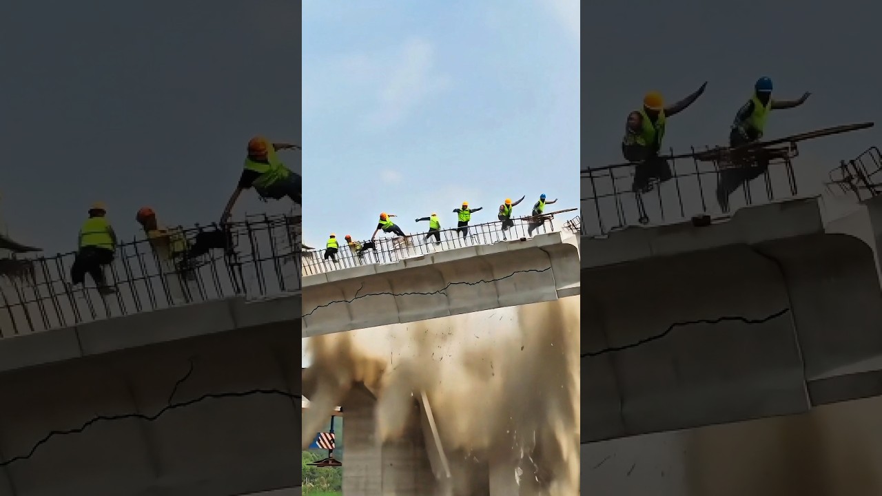 Heavy Concrete Block Glides at 60 MPH - Nothing Could Stop It!💥🏗️ 