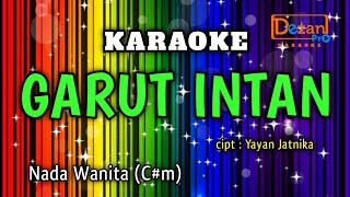 GARUT INTAN NADA WANITA - KARAOKE LIRIK || DARSO