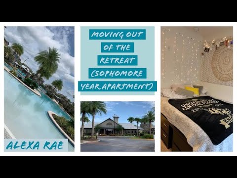 Moving out of The Retreat (Sophomore year apartment)! | Alexa Rae