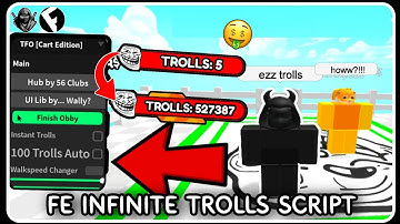 [ FE ] Infinite Trolls Script - ROBLOX SCRIPTS - Get/Buy Everything in Game!