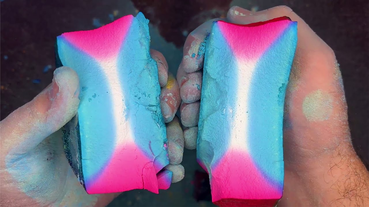 Dyed Gym Chalk Blocks YouTube