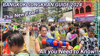 Bangkok Songkran 2024 Where to Play Water this year Khao San 🇹🇭 Thailand #songkran2024 screenshot 2