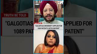 #Shorts | "Galgotias University Applied for 1089 Patents, Gets 0 Patent": Gurdeep Sappal | PM Modi