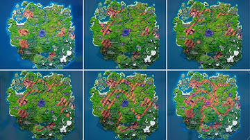 All Corruption Levels in Fortnite Chapter 2 Season 8! (Map Evolution to Cube Town)