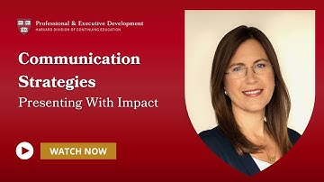 Communication Strategies: Presenting With Impact, a Public Speaking Course