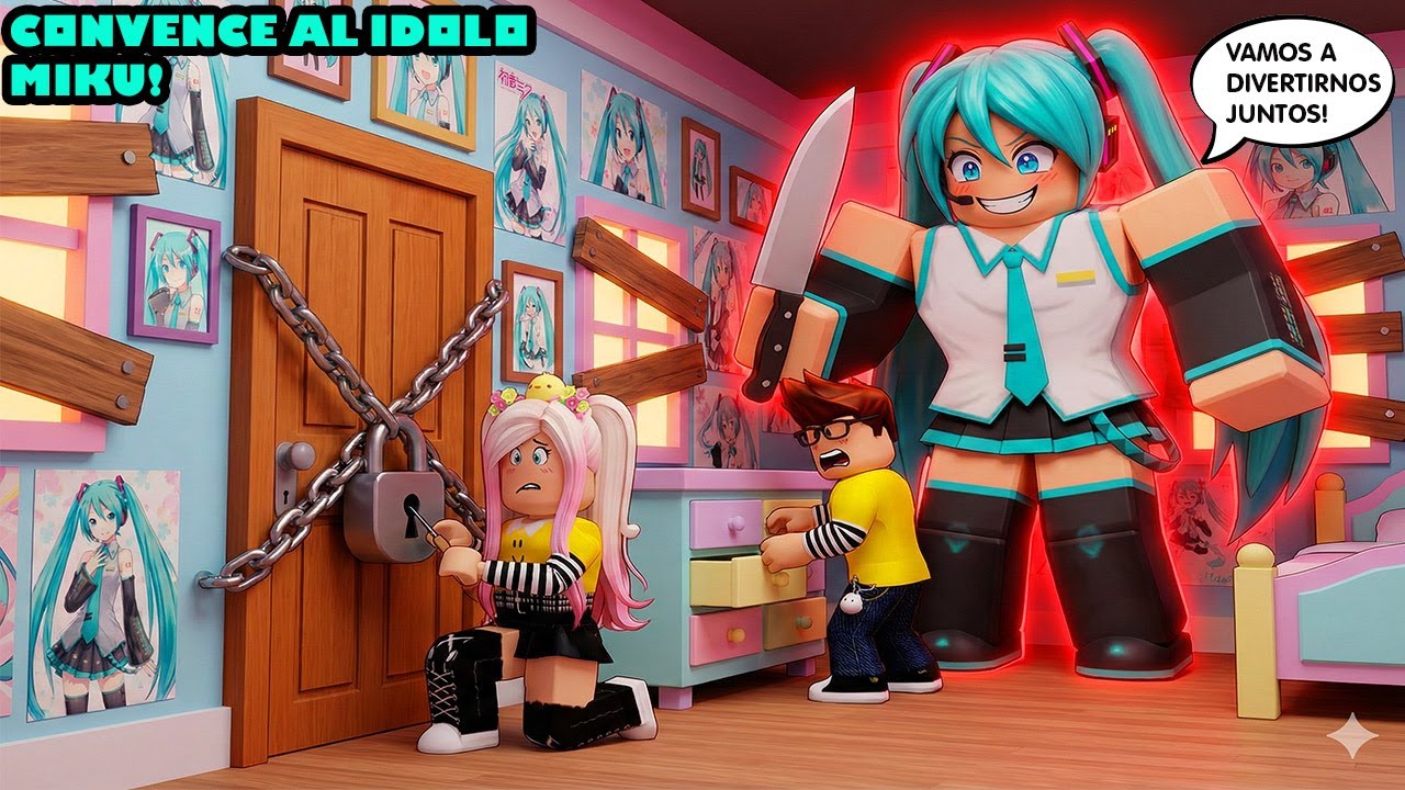 Convenciendo A Miku Para Que Nos Deje Salir De Su Casa! Somos Su Obsecion!😮🔪
