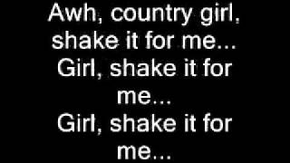 Vignette de la vidéo "Country girl(Shake it for me) - Luke Bryan Lyrics"