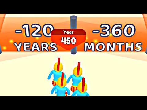 Crowd evolution 🧬 All Levels Gameplay (-120 years or -360 months)