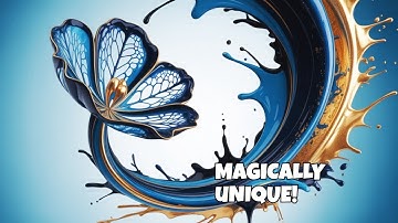 Create Blue MAGIC with this Unique Fluid Art Technique!