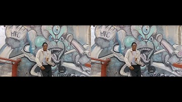 QooCam EGO| Side by side 3D sample (Dancing Man 2)