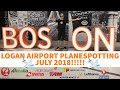 PLANESPOTTING AT BOSTON LOGAN AIRPORT | Jul 2018