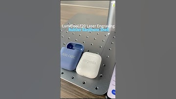 LumiTool F20 Laser Engraving Rubber Earphone Shell #laserengraving #lumitool #laser #fiberlaser