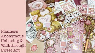 Planners Anonymous Unboxing & Walkthrough - Sweet Art