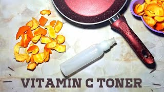 تونر من قشر البرتقال vitamin c toner from تونر للبشرة / orange peel