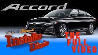 2019 Honda Accord full Car Stereo install