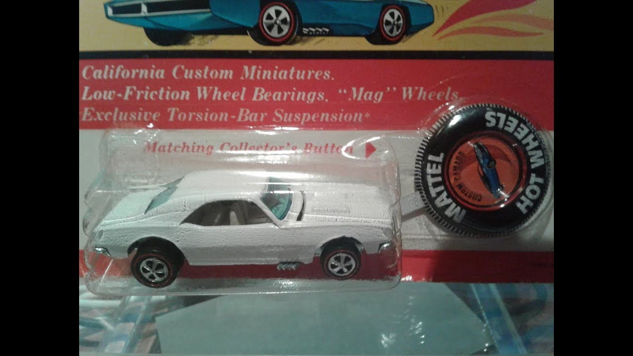 1968 white enamel camaro hot wheels