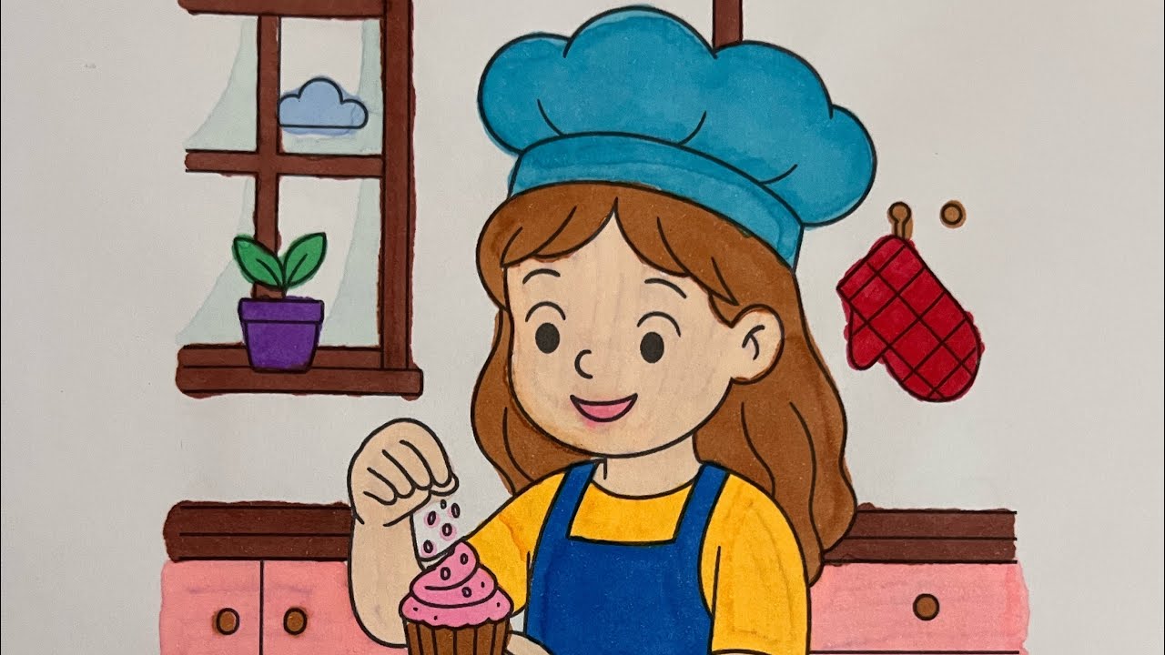 Colour with me -asmr  sunday baking vibe #asmr #asmrsounds #colors #cozysunday #shortvideo #viral 