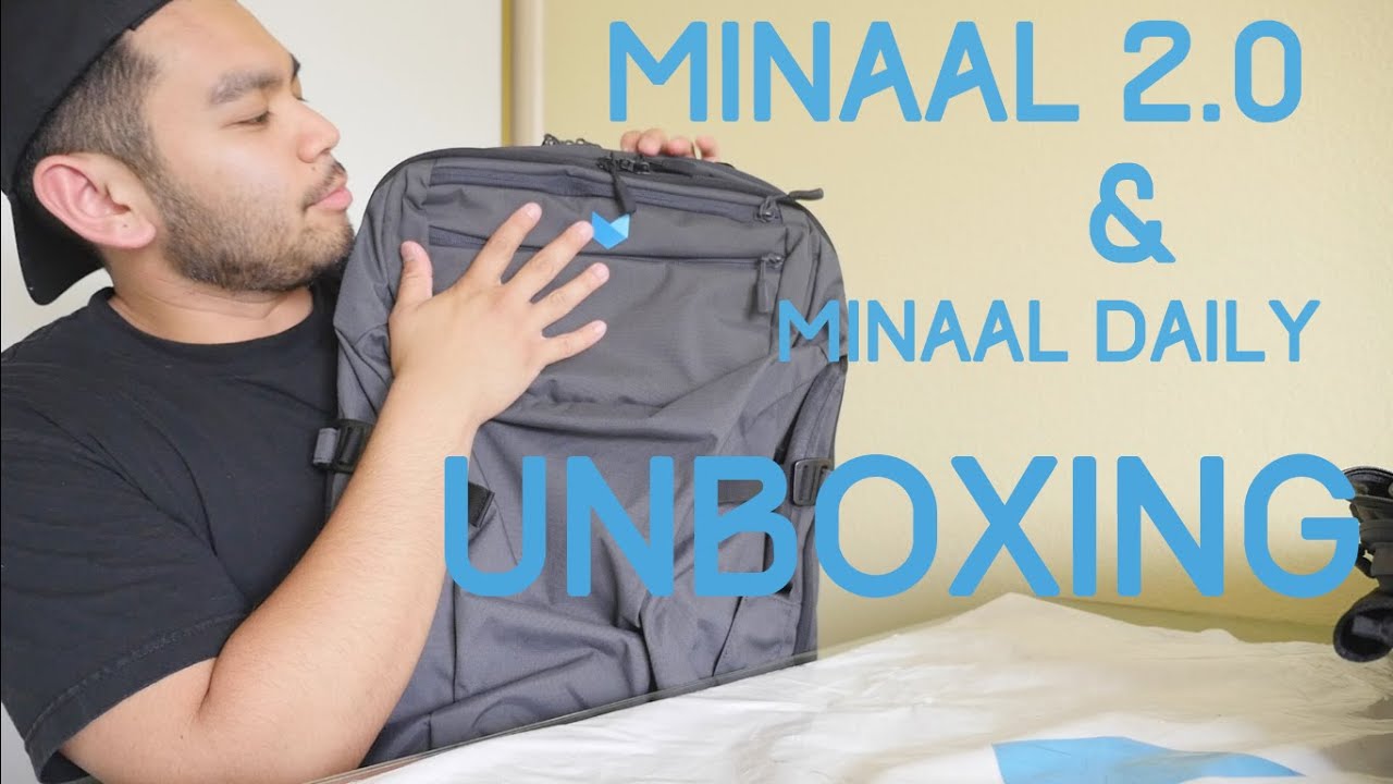 minaal carry on 2 0 and minaal daily unboxing youtube