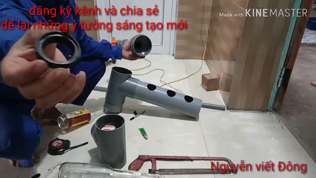 #Làmgiầutừquê chế 
máng uống tự động cho ngan gà vịt