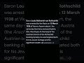 Rothschild Family Person Arrested..