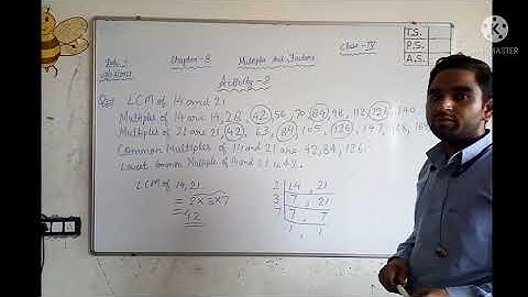 Class 4: Maths: Chapter 8: Multiples And Factors